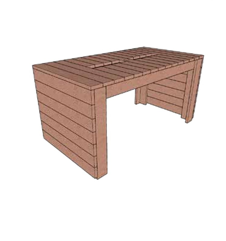 Mesa CORCHETE  Plástico Reciclado